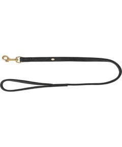 Trixie Smycz miejska Pure, dla psa, skórzana, L–XL: 1,00 m/25 mm, czarna Citas preces