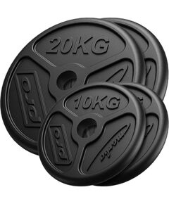 Olympia čuguna svaru disku komplekts 60 kg / 2 x 20 kg + 2 x 10 kg MW-2x20KG_2x10KG-OLI - Marbo Sport Hanteles