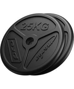 Marbo Sport Olimpisko svaru disku komplekts no čuguna 50 kg / 2 x 25 kg MW-2x25KG-OLI Hanteles