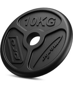 Olimpiskā svara plāksne no čuguna 10 kg ar ø51 mm urbumu MW-O10-OLI - Marbo Sport Hanteles