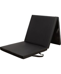 Saliekams vingrošanas matracis Black HMS PREMIUM MGS02 1800x600MM Vingrošanas paklājiņi