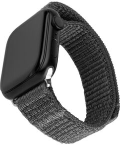Fixed Sporty Strap for Apple Watch 38/40/41mm 160-210 mm Dark gray Nylon Smart-Watch aksesuāri