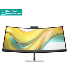 RENEW SILVER HP 534pm Series 5 Pro Curved Conferencing Monitor - 34" 3440x1440 WQHD 400-nit 100Hz AG, Curved, VA, USB-C(100W)/USB-C(15W)/HDMI/DisplayPort, 3x USB-A, speakers, 5MP webcam, RJ-45 LAN, height adjustable/tilt/swivel, 1 years / 9E0Z2UTR#ABB Monitori