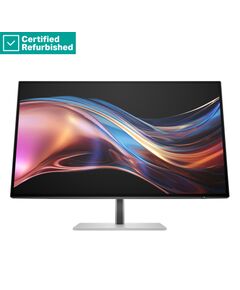 RENEW SILVER HP 727pu Series 7 Pro QHD TB4 Charging Monitor - 27" 2560x1440 QHD 400-nit 120Hz AG, IPS Black HDR 400, USB-C(100W/15W)/HDMI/DisplayPort Daisy-Chain, 5x USB-A, RJ-45 LAN, height adjustable/tilt/swivel/pivot, 1 years / 8J9E6UTR#ABB Monitori