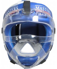 Masters Meistaru boksa ķivere ar masku KSSPU-M (WAKO apstiprināta) 02119891-M02 - czerwony+L Boksa inventārs