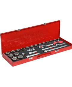 Uzgaļu komplekts Gedore 3300006; 1/2''; 10-32 mm; 24 gab. Механические инструменты
