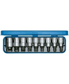 Muciņu ar uzgaļiem komplekts Gedore 6150050; 1/2''; 9 gab. Механические инструменты