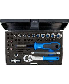 Muciņu ar uzgaļiem komplekts Gedore D20 TMU-10; 1/4''; 40 gab. Mehāniskie instrumenti
