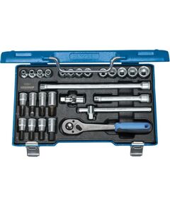 Muciņu ar uzgaļiem komplekts Gedore 6229740; 3/8''; 26 gab. Механические инструменты