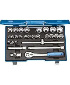 Uzgaļu komplekts Gedore 2682877; 1/2''; 28 gab. Механические инструменты