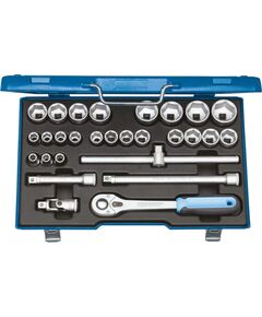 Uzgaļu komplekts Gedore 19 VMU-10; 1/2''; 28 gab. Механические инструменты