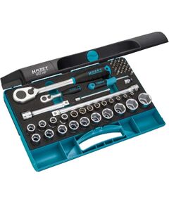 Muciņu ar uzgaļiem komplekts Hazet 953HP; 1/4''+1/2''; 47 gab. Механические инструменты