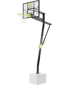 EXIT Galaxy basketbola aizmugure uzstādīšanai uz zemes - zaļa/melna Для баскетбола