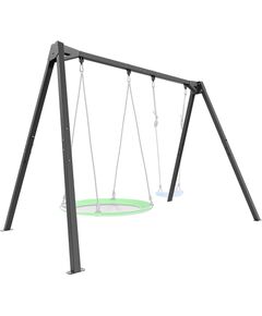 2-vietīgas šūpoles uz gultņiem (rāmis) PREMIUM MO-013 - Marbo Sport Dārza šūpoles