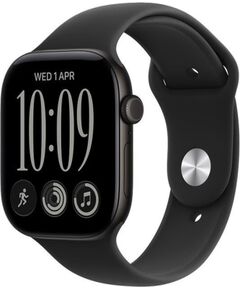 Apple Watch Series 12 GPS + Cellular 46mm Black Aluminium Case with Black Sport Band Smart-Watch Умные часы