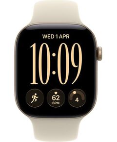 Apple Watch Series 12 GPS + Cellular 42mm Light Gold Aluminium Case with Sand Sport Band - S/M Smart-Watch Умные часы