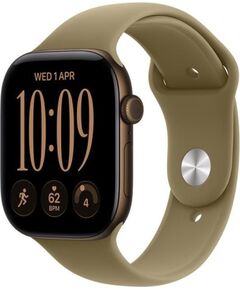 Apple Watch Series 12 GPS 42mm Dark Bronze Aluminium Case with Olive Sport Band - S/M Smart-Watch Умные часы