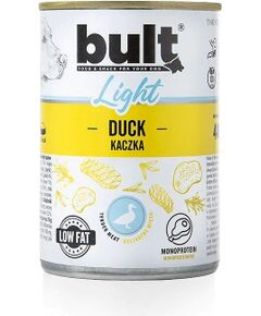 BULT LIGHT KACZKA pełnoporcjowa karma mokra dla psa puszka 400g Suņu barība