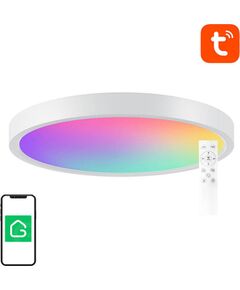 Smart ceiling lamp 30cm WiFi/Bluetooth 16M RGBCW Gosund LB12 1920lm Tuya + Remote Control. Griestu lampas - šķīvji