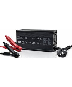 AKUMULATORU LĀDĒTĀJS Qoltec LiFePO4 12V | 30A | PF 0.9 Новинки Компьютерная техника
