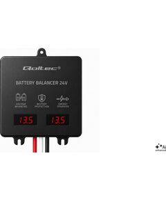 LĀDĒTĀJS Qoltec 2x12V | 5A | AGM GEL LiFePO4 | LED Новинки Компьютерная техника