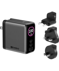 TĪKLA LĀDĒTĀJS Sandberg Travel Charger PD100W Display Jaunumi - Datori