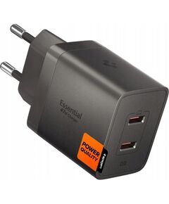 TĪKLA LĀDĒTĀJS Spigen SPIGEN EE472EU-GAN ESSENTIAL 2-PORT NETWORK CHARGER 47W GUNMETAL Jaunumi - Datori