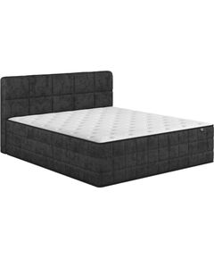 Continental bed EVENING ZONE 180x200cm, dark grey Кровати