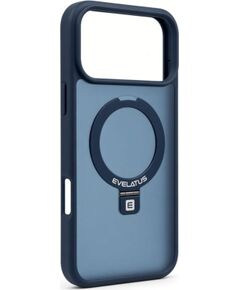 Evelatus Apple  iPhone 18 Pro Shield Case With MagSafe & Stand Matte Ring Navy Blue Neoriģinālie Maciņi