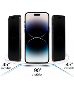 iLike Samsung  GALAXY S24 / S25 Tempered Privacy Glass Black Защитная пленка для экрана
