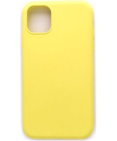 Evelatus Apple  iPhone 11 Nano Silicone Case Soft Touch TPU Yellow Neoriģinālie Maciņi
