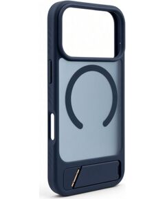 Evelatus Apple  iPhone 18 Pro Rubber Coated MagSafe With Stand Case Navy Blue Neoriģinālie Maciņi