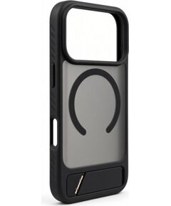 Evelatus Apple  iPhone 18 Pro Rubber Coated MagSafe With Stand Case Black Neoriģinālie Maciņi