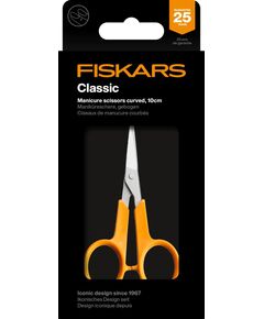 Manikīra šķērītes Fiskars Classic; 10 cm izliekta Manikīrs un Pedikīrs