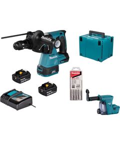 Makita cordless combination hammer for SDS-Plus 18V / 6.0 Ah DHR243JWX2 Jaunumi -Dārzam