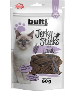 BULTI Jerky Sticks bogate w jagnięcinę przysmak dla kota 60g Сухой корм для кошек