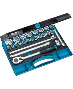 Uzgaļu komplekts Hazet 900Z; 1/2''; 25 gab. Mehāniskie instrumenti
