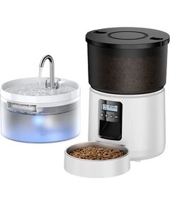ROJECO Button 3L Food Dispenser with 2L Water Dispenser Viedās iekārtas un piederumi