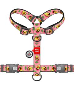 Waudog WAU DOG Szelki Guard Nylon M 20mm/46-60cm Avokado różowe (344-4051) Citas preces
