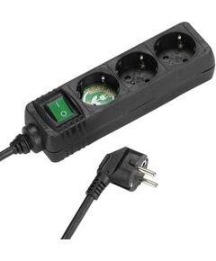 Vivanco extension cord 3 sockets 1.4m, black Новинки Компьютерная техника