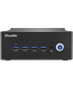 SHUTTLE XPC Nano NT10H5 Barebone Intel Core Ultra 5 125H 2xSODIMM 1xM.2 Personālie datori