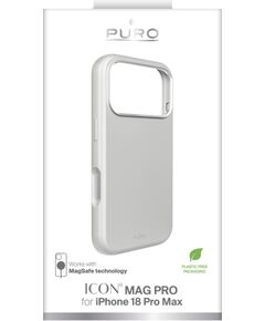 Apple iPhone 18 Pro Max Cover "ICON" Magsafe by Puro Silver Чехлы - оригинальные