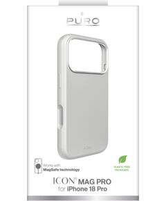 Apple iPhone 18 Pro Cover "ICON" Magsafe by Puro Silver Чехлы - оригинальные