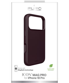 Apple iPhone 18 Pro Cover "ICON" Magsafe by Puro Bordeaux Чехлы - оригинальные