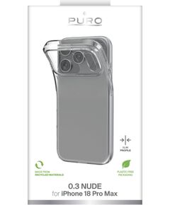 Apple iPhone 18 Pro Max Cover 0.3 Nude by Puro Transparent Чехлы - оригинальные