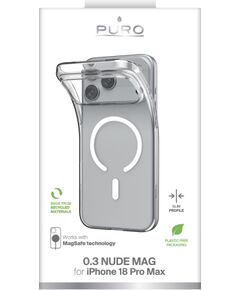 Apple iPhone 18 Pro Max Cover 0.3 with Magsafe by Puro Transparent Чехлы - оригинальные