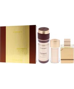 SET AL HARAMAIN Amber Oud Gold EDP spray 75ml + EDP spray 30ml + BODY SPRAY 200ml Jaunumi - Datori