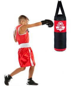 Bērnu boksa maiss - sarkans - 60 cm / 7 kg - RED Boksa inventārs