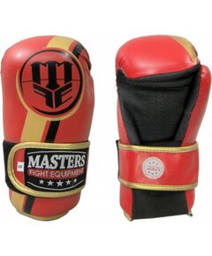 Atvērtie cimdi ROSM-MASTERS (WAKO APPROVED) 01559-02M - czerwony+L Boksa inventārs
