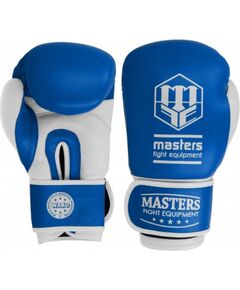 Ādas boksa cimdi MASTERS RBT-TRW 01210-02 - niebieski Boksa inventārs